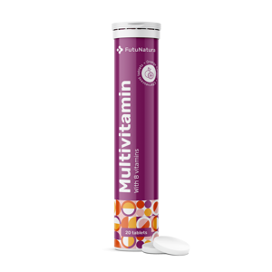 FutuNatura Multivitaminas – comprimidos efervescentes, 20 comprimidos efervescentes