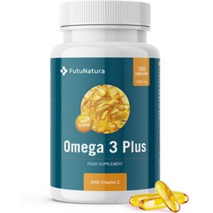 FutuNatura Omega 3 Plus 1000 mg, 120 cápsulas blandas