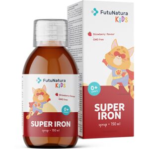 FutuNatura KIDS Super Iron: Hierro + vitaminas del grupo B, jarabe para niños, 150 ml