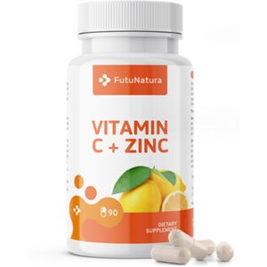 FutuNatura Vitamina C + Zinc, 90 cápsulas