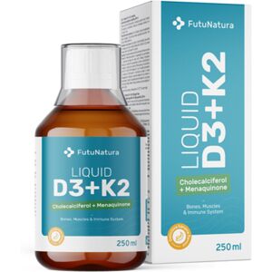 FutuNatura Vitaminas D3 + K2 – líquido, 250 ml