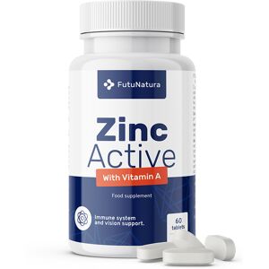 FutuNatura Zinc Active + vitamina A, 60 comprimidos