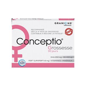 Granions Laboratoire Vitaminas para mujeres embarazadas, 30 + 30 cápsulas