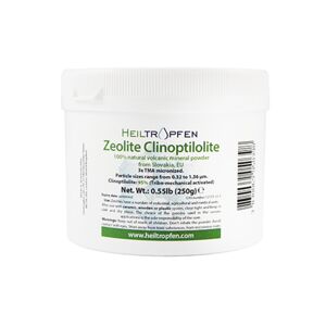 Heiltropfen Zeolita clinoptilolita – 3x micronizada TMA, 250 g