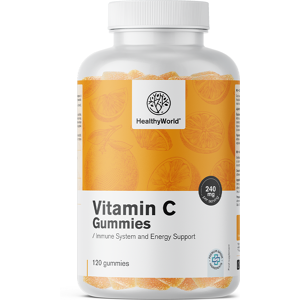 HealthyWorld® Vitamina C, 120 gominolas