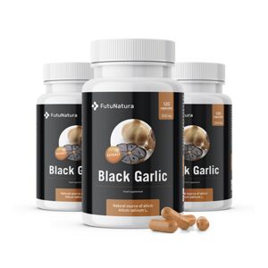 FutuNatura 3x Ajo negro 500 mg, en total 360 cápsulas
