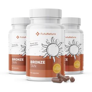 FutuNatura 3x Bronze Tan – cápsulas para bronceado, en total 270 cápsulas