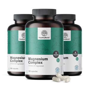 HealthyWorld® 3x Complejo de magnesio, en total 540 cápsulas