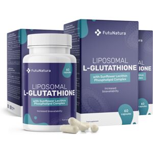 FutuNatura 3x L-glutatión liposomal, en total 180 cápsulas