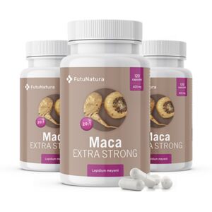 FutuNatura 3x Maca 20:1 Extra Strong, en total 360 cápsulas