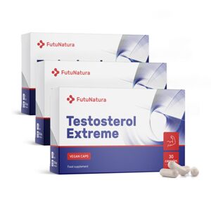 FutuNatura 3x Testosterol Extreme, en total 90 cápsulas