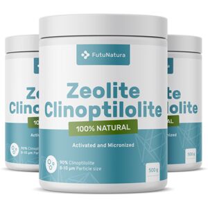 FutuNatura 3x Zeolita Clinoptilolita, en total 1500 g