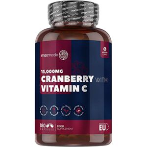 Maxmedix Arándanos + vitamina C, 180 cápsulas