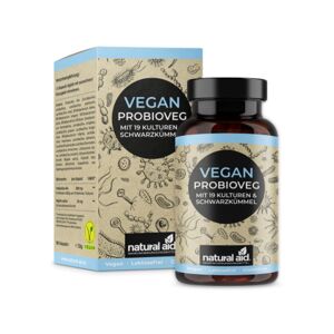 Natural aid® PROBIOVEG complejo vegano, 90 cápsulas