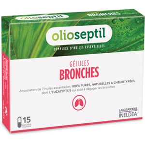 OLIOSEPTIL® Bronquios, 15 cápsulas