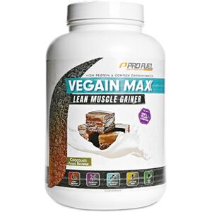 ProFuel Vegain Max mezcla de proteínas vegana – brownie de chocolate, 3000 g