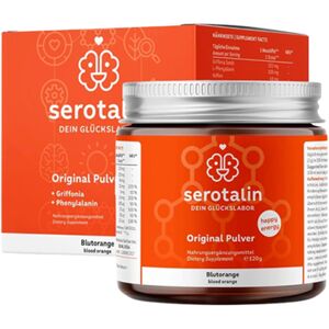 Serotalin® Original complejo vegano con 5-HTP en polvo – naranja roja, 120 g