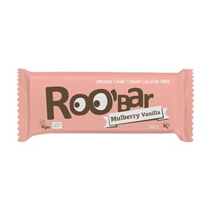 Smart Organic BIO Roobar barra vegana - mora y vainilla, 30 g