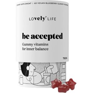 Vely Be Accepted – gominolas veganas para adolescentes, 60 gominolas