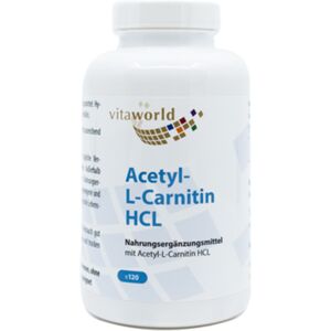 Vita World Acetil-L-carnitina 1000 mg, 120 cápsulas