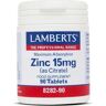 Lamberts ZINC 15mg 90 Tabs