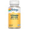 Solaray VITAMINA D3 Y K2 60 Cápsulas Vegetales