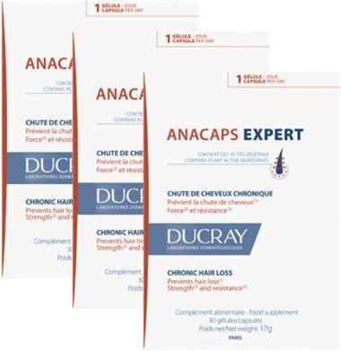 Ducray Anacaps Expert Trío 3x30 Cápsulas