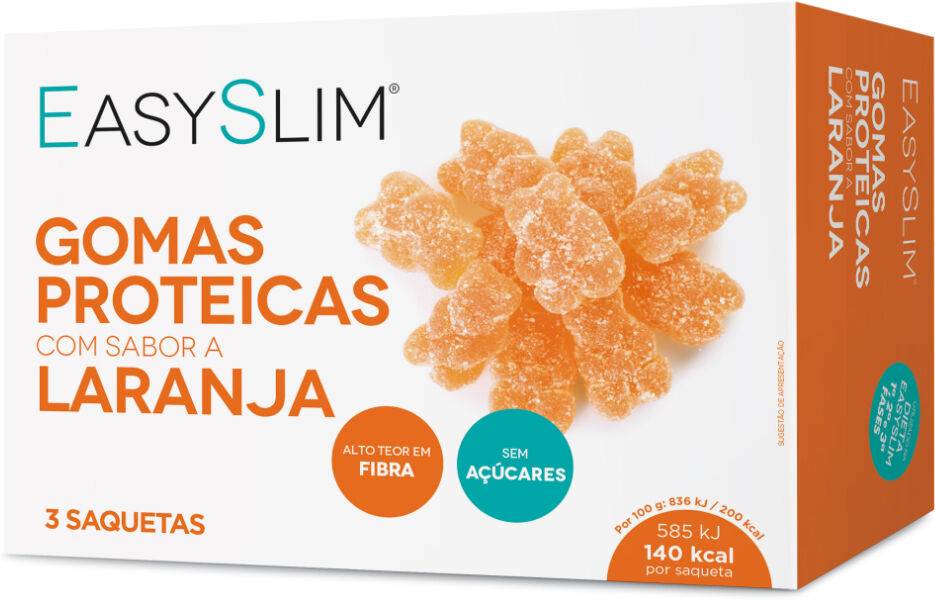 Easyslim Gomas Proteicas Laranja 3x70g