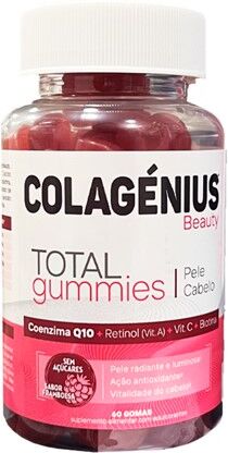 Uriach Colagenius Beauty Total Gummies 60 Gomas Sabor Framboesa