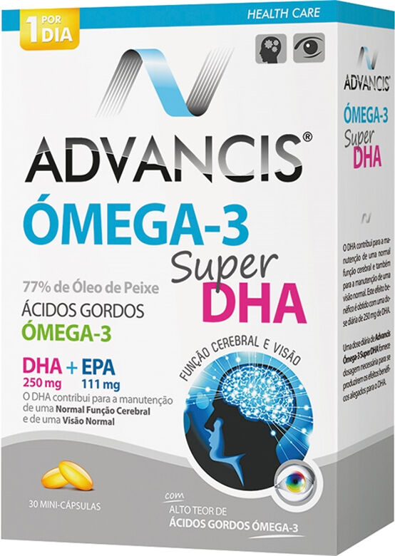 Advancis Super Omega 3 DHA 30 Cápsulas