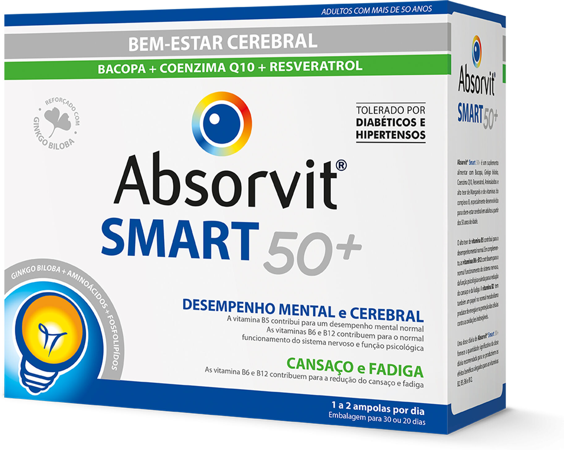 Absorvit Smart 50+ 30 ampollas