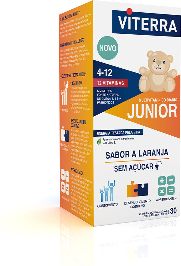 Viterra Junior Multivitaminas 30 Comprimidos Masticables