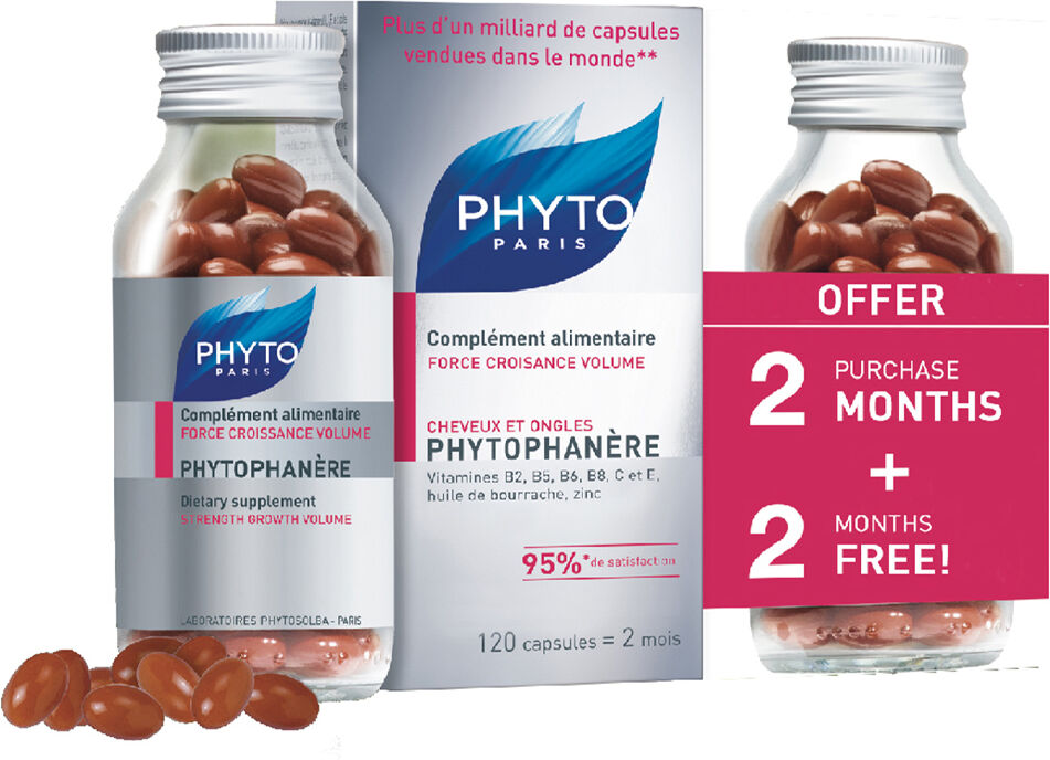 Phyto Phytophanère 2x120 Cápsulas