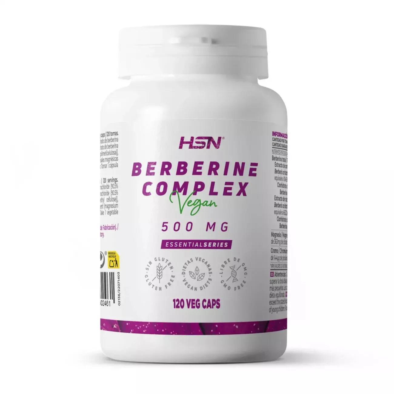 HSN Berberina complex 500mg - 120 veg caps