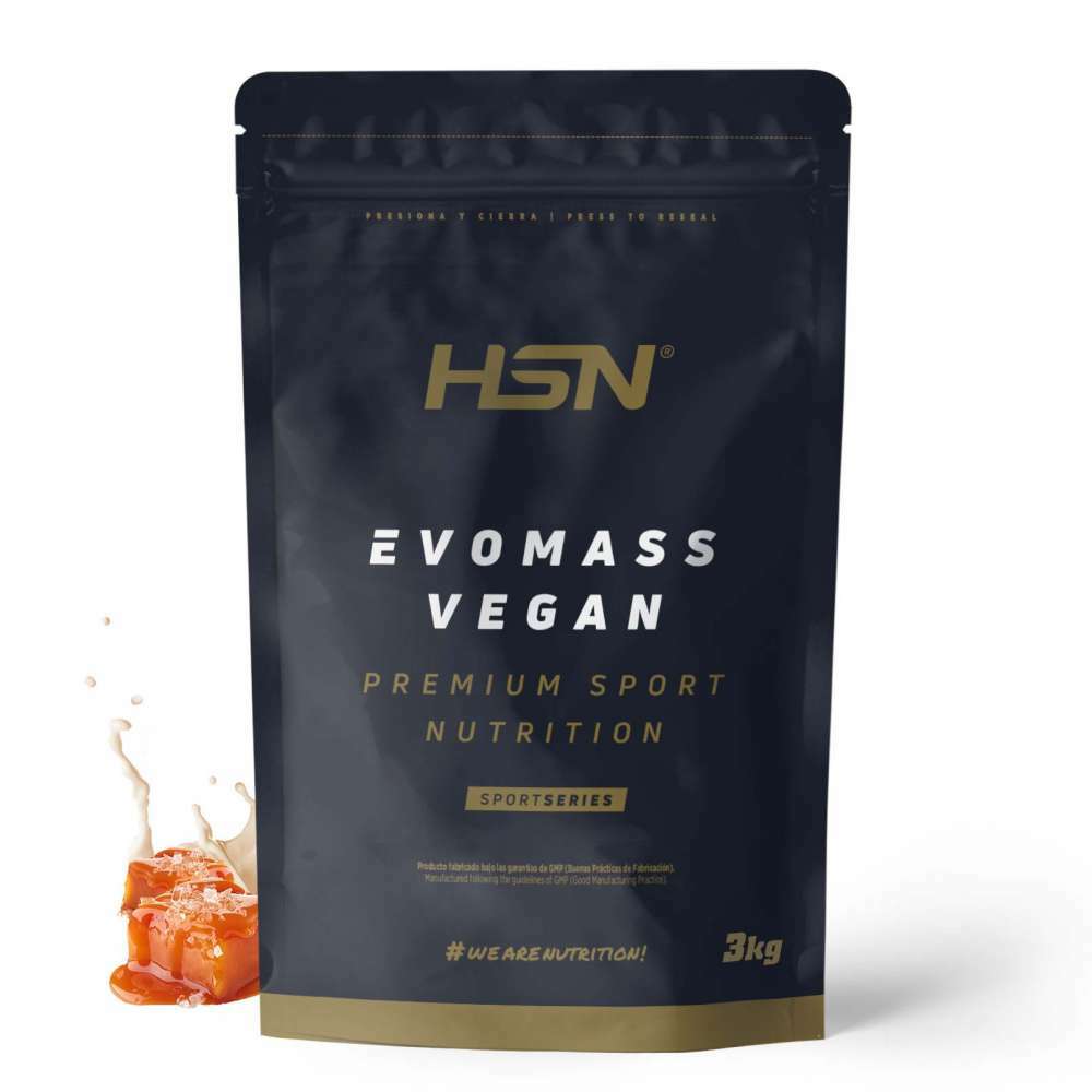 HSN Evomass (ganador de peso) vegan 3kg caramelo salado