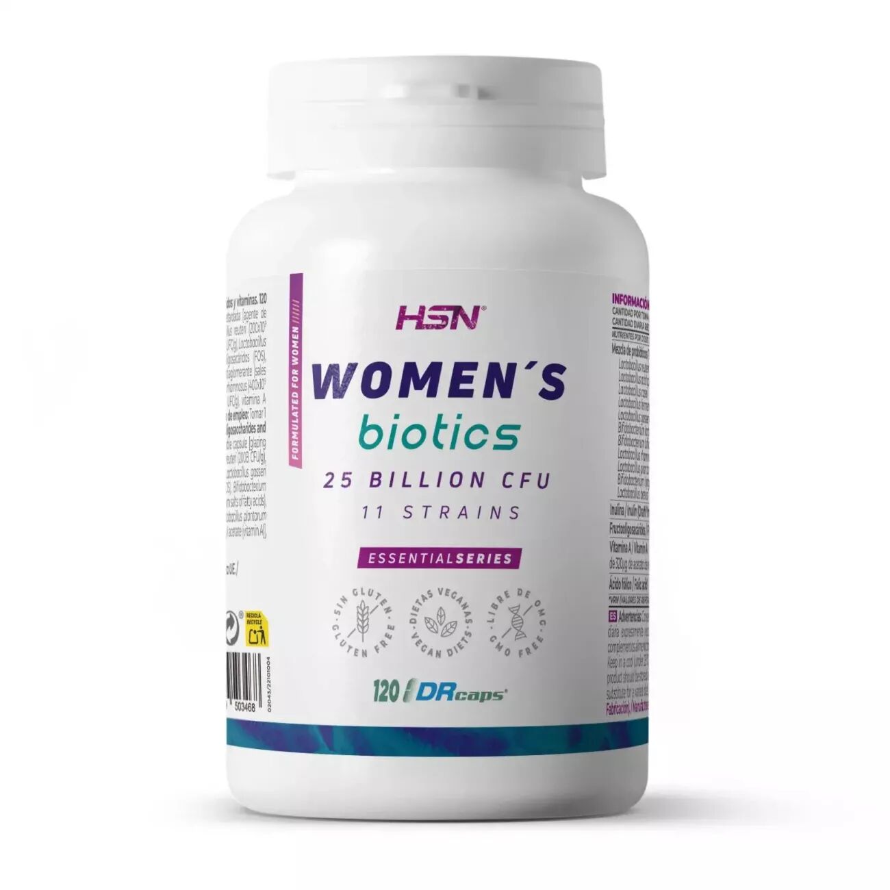 HSN Women's biotics (probióticos) 25b ufc 120 veg caps