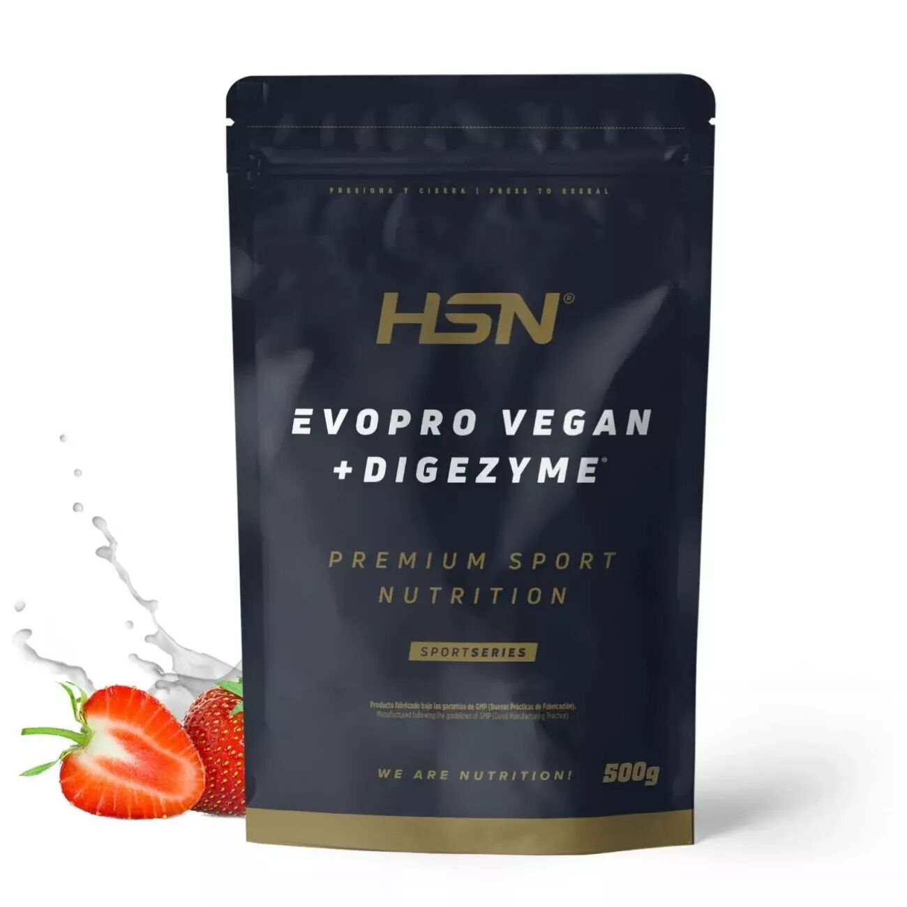 HSN Evopro vegan (mezcla proteínas premium) + digezyme® 500g fresa