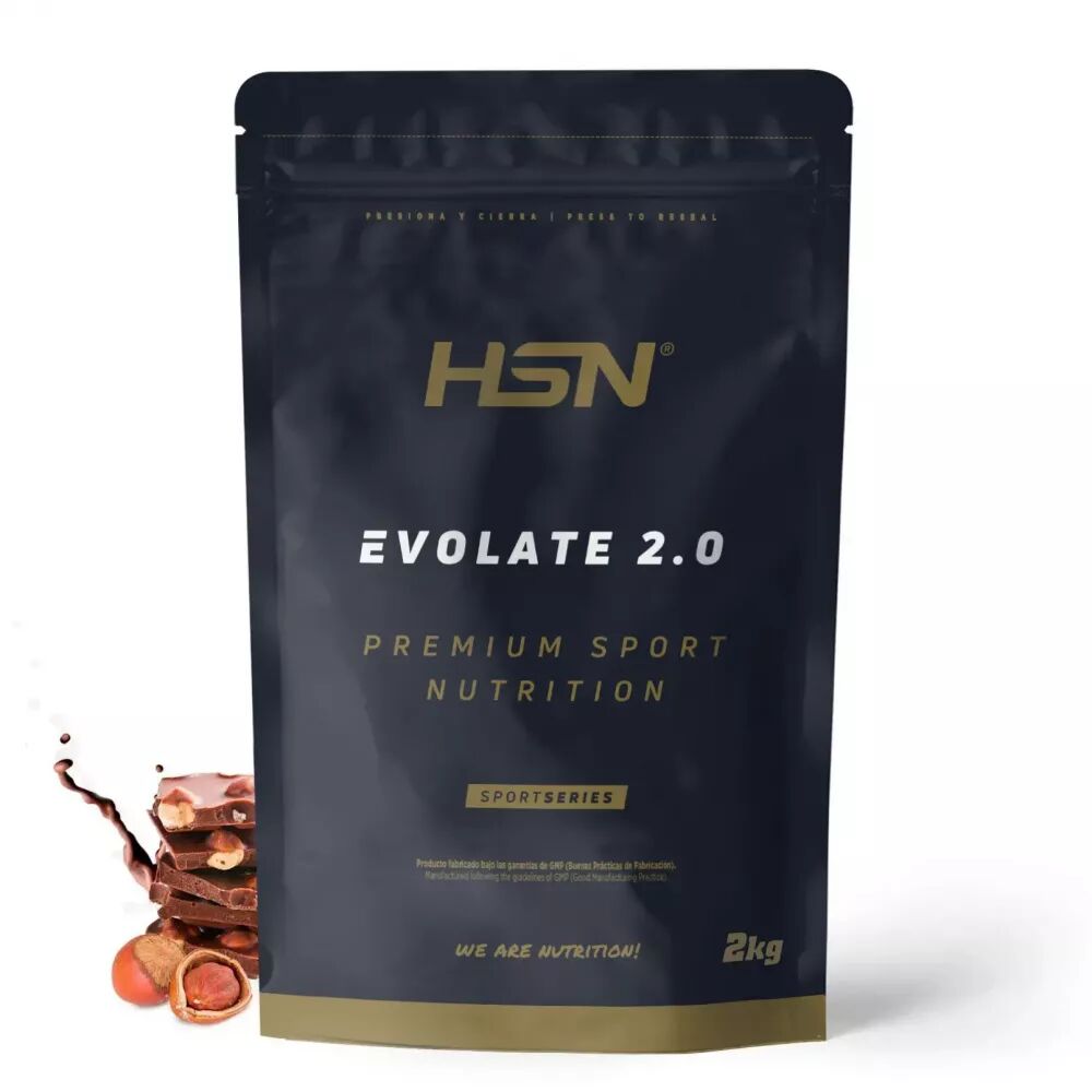 HSN Evolate 2.0 (whey isolate cfm) 2kg chocolate y avellanas