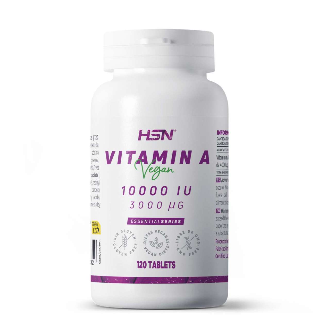 HSN Vitamina a 10000ui - 120 tabs