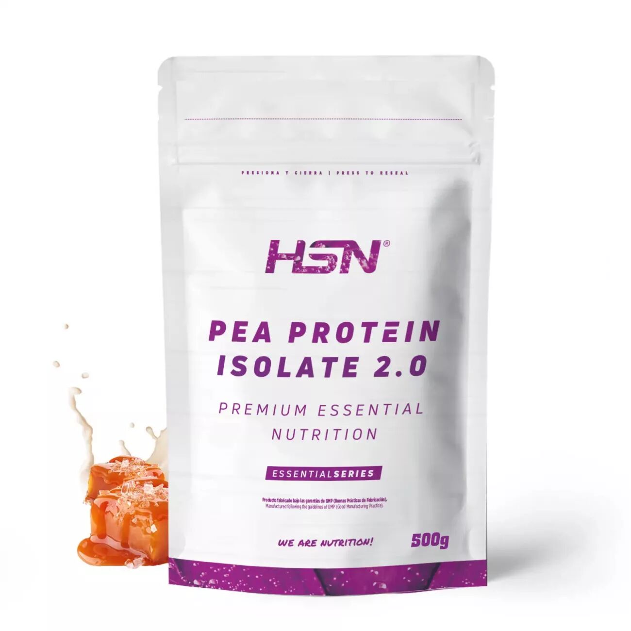 HSN Proteína de guisante aislada 2.0 500g caramelo salado