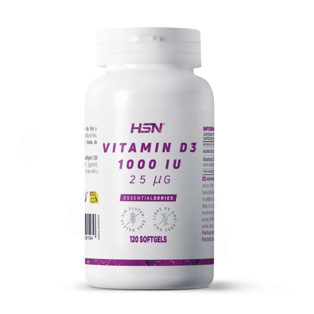 HSN Vitamina d3 1000ui - 120 perlas