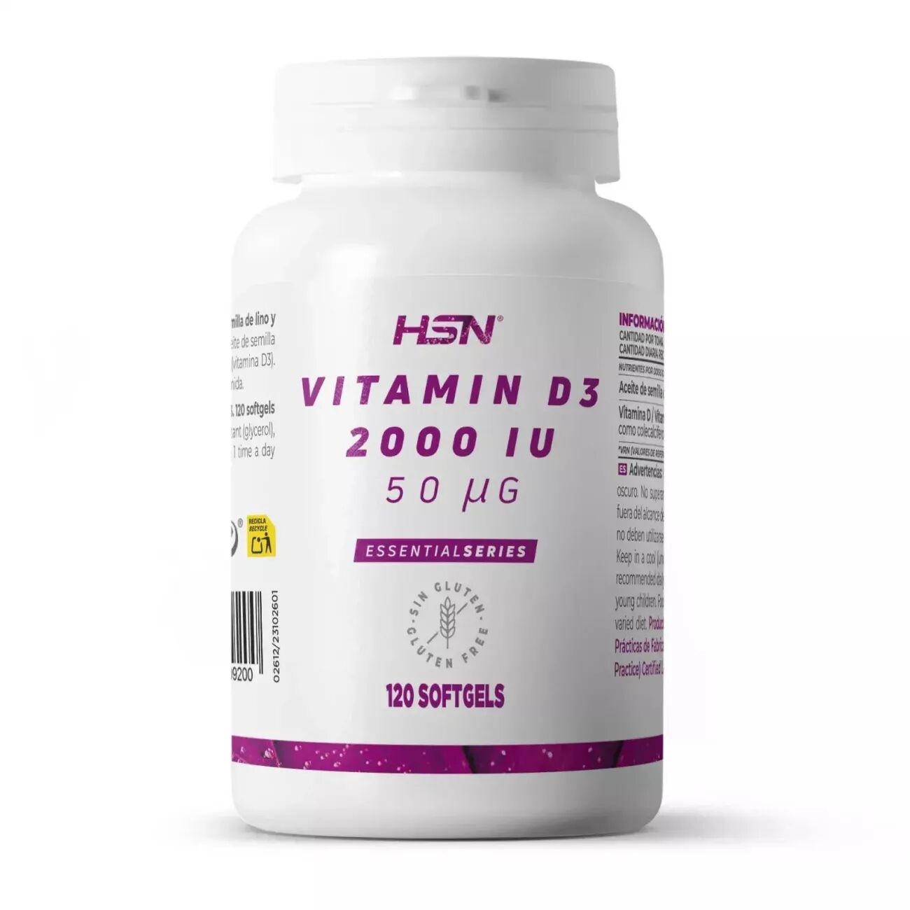 HSN Vitamina d3 2000ui - 120 perlas