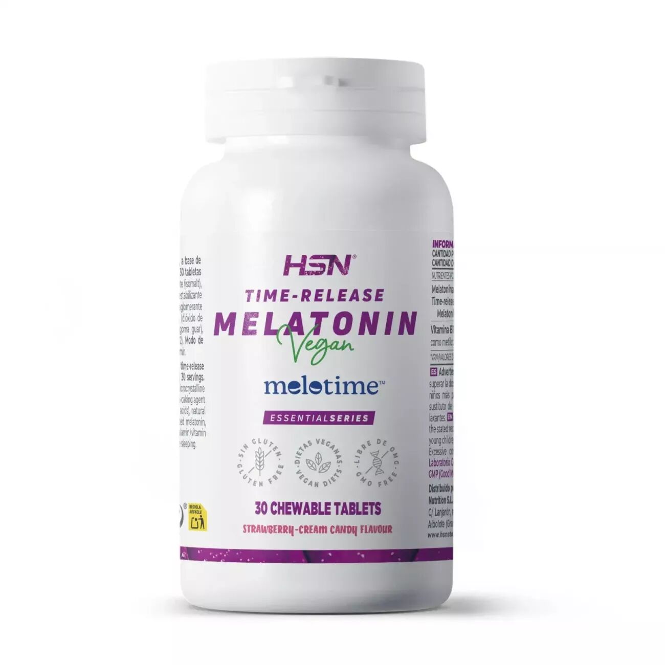 HSN Melatonina de liberación secuencial (4,2mg melotime™) - 30 tabletas masticables