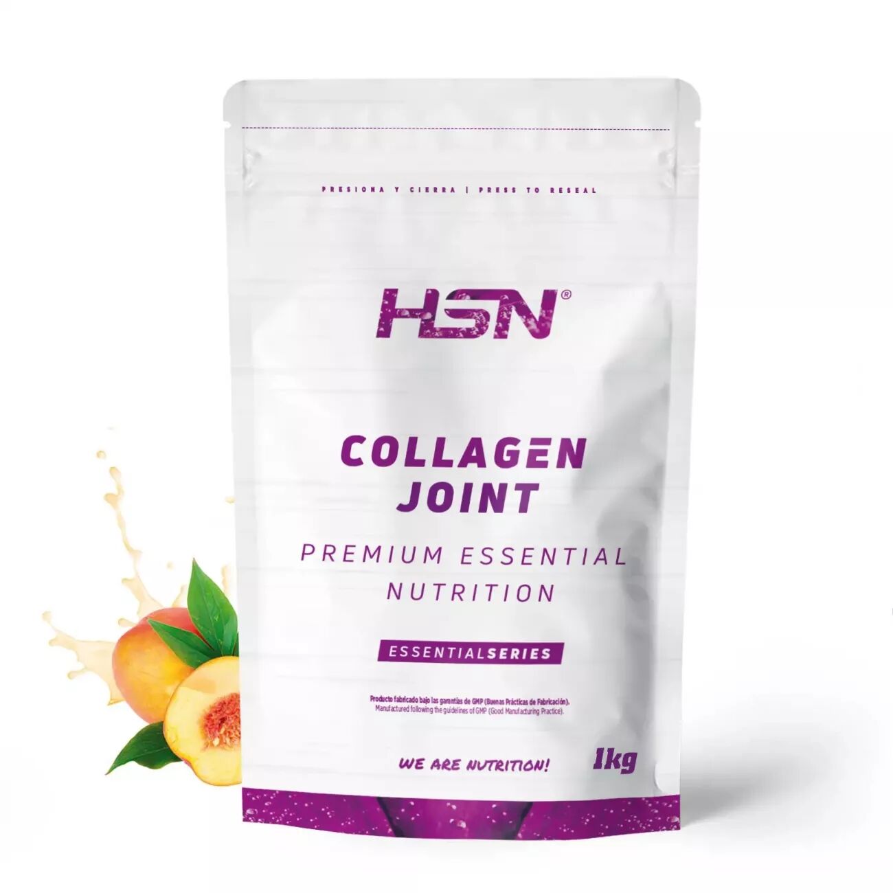 HSN Colágeno salud articular en polvo 1kg melocotón tropical