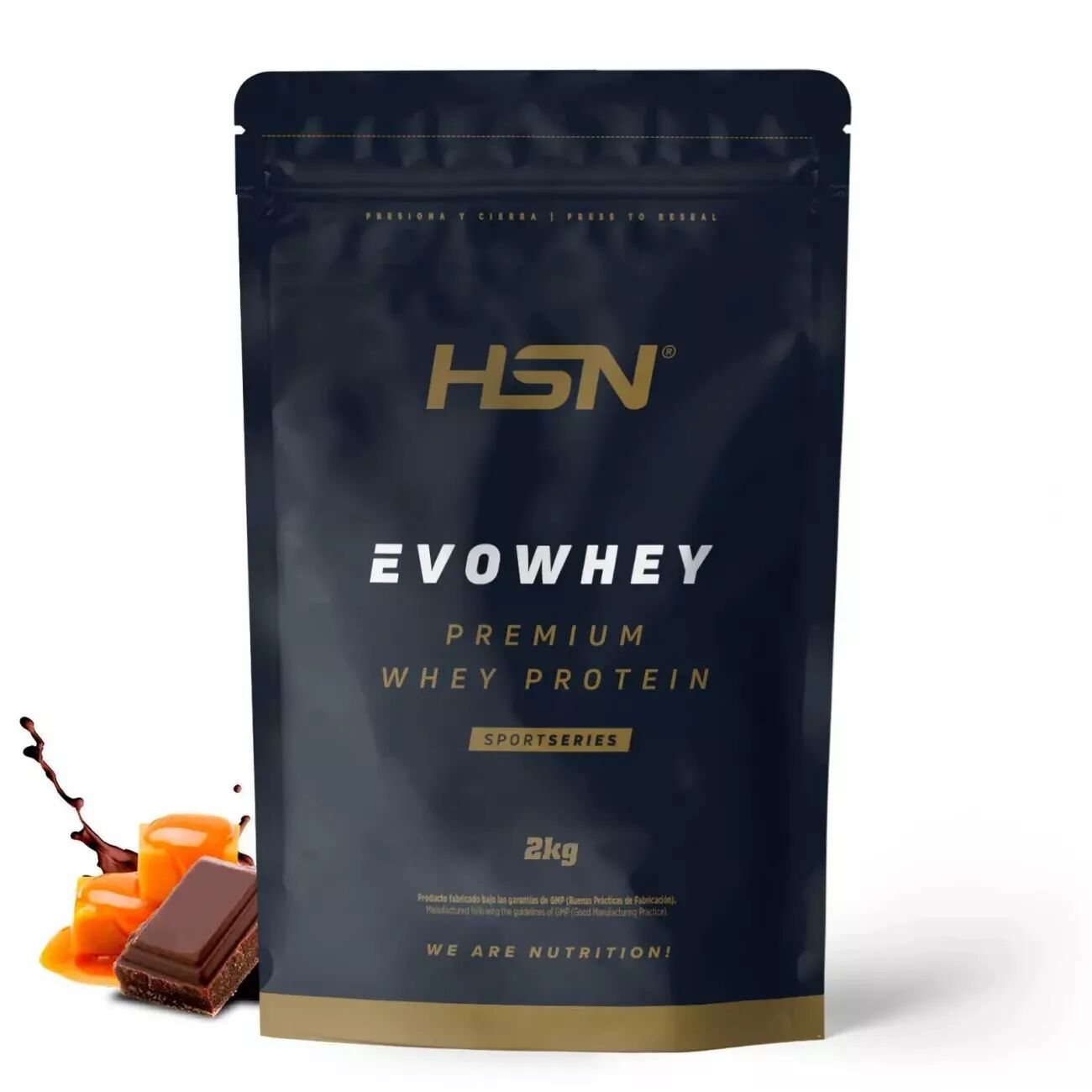 HSN Evowhey protein 2kg chocolate y caramelo
