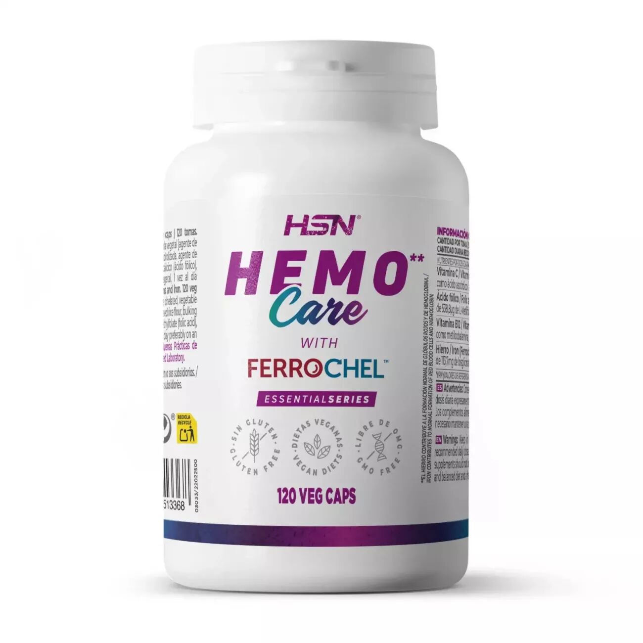 HSN Hemo care - 120 veg caps