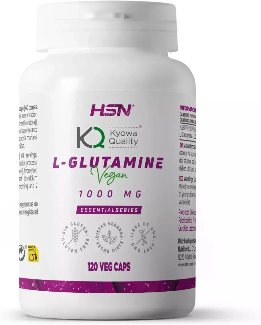 HSN L-glutamina 1000mg (kyowa®) - 120 veg caps