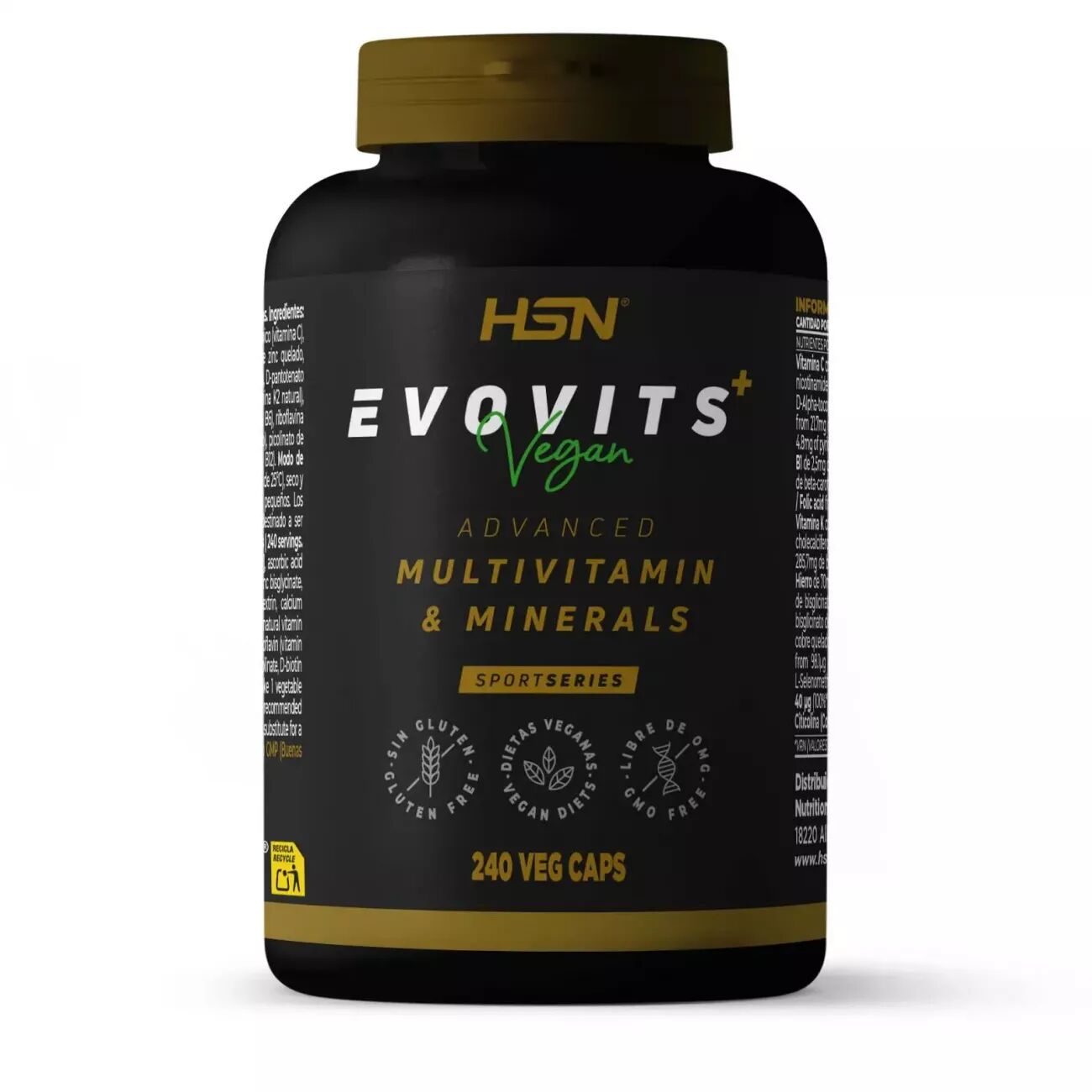 HSN Evovits plus+ (multivitamínico) - 240 veg caps