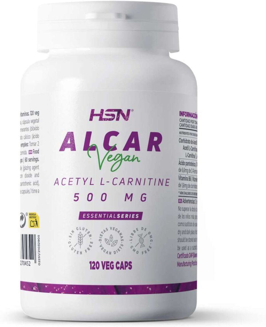 HSN Acetil l-carnitina (alcar) 500mg - 120 veg caps