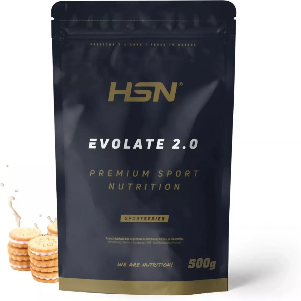 HSN Evolate 2.0 (whey isolate cfm) 500g galletas y crema